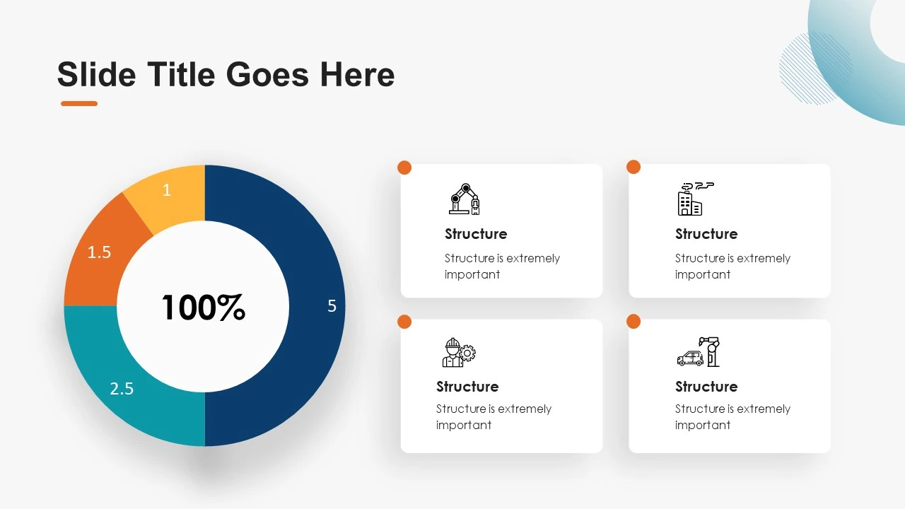 Multicolour Pie-Infographic